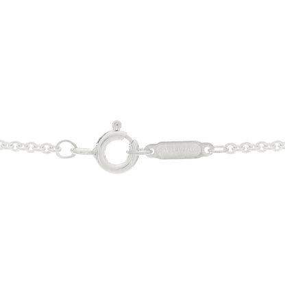 Tiffany Sterling Silver Zipper Bar Pendant Necklace 6 of 7