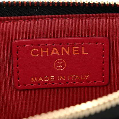 Chanel Lambskin Quilted Chanel 19 Phone and Card Holder Black 7 of 9