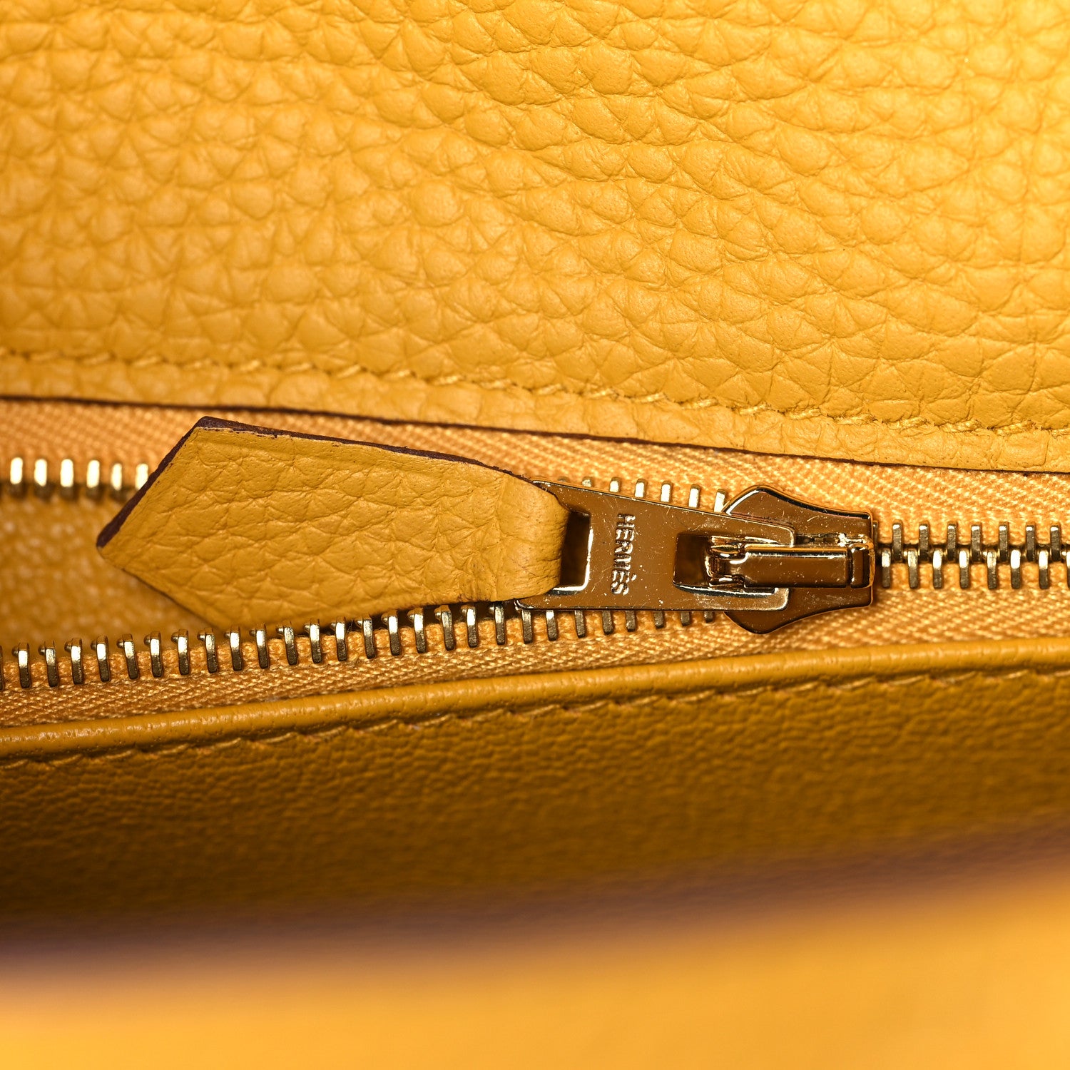 Hermes Taurillon Clemence Kelly Retourne 28 Jaune Ambre 21 of 42