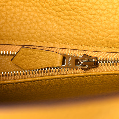 Hermes Taurillon Clemence Kelly Retourne 28 Jaune Ambre 21 of 42