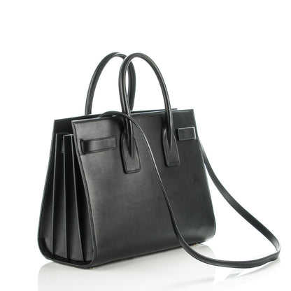 Saint Laurent Calfskin Small Sac De Jour Black 3 of 7
