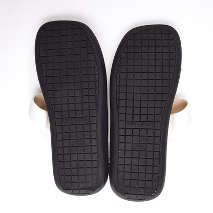 Louis Vuitton Calfskin Sandals 37 White 7 of 13