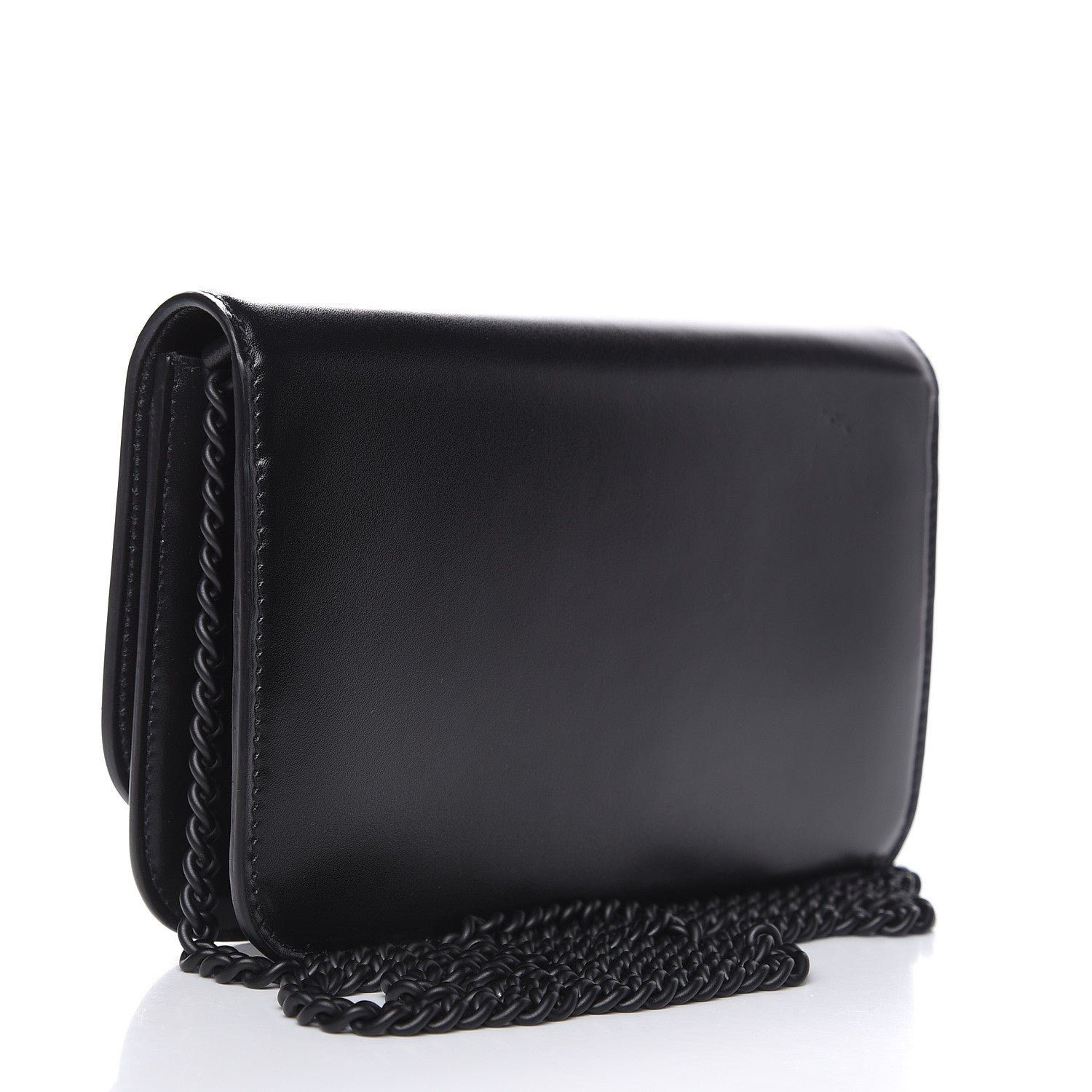 Balenciaga Smooth Calfskin B Wallet on Chain Black 3 of 10