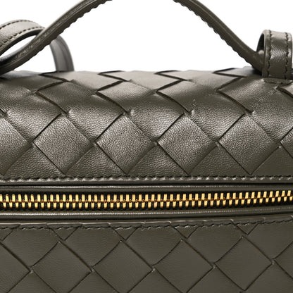 Bottega Veneta Calfskin Intrecciato Bang Bang Vanity Case Kaki 9 of 11