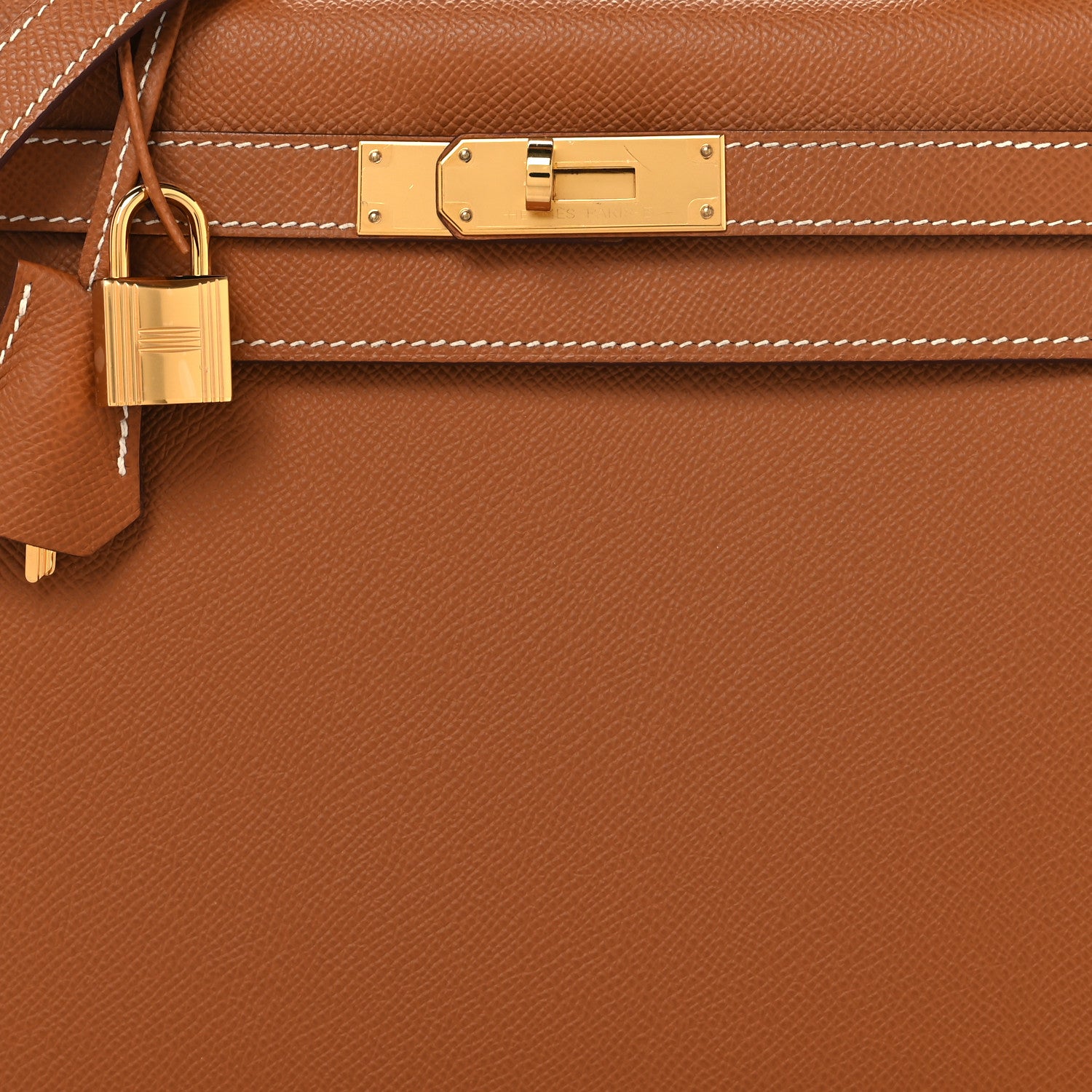 Hermes Epsom Kelly Sellier 28 Gold 8 of 12
