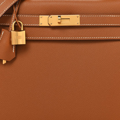 Hermes Epsom Kelly Sellier 28 Gold 8 of 12
