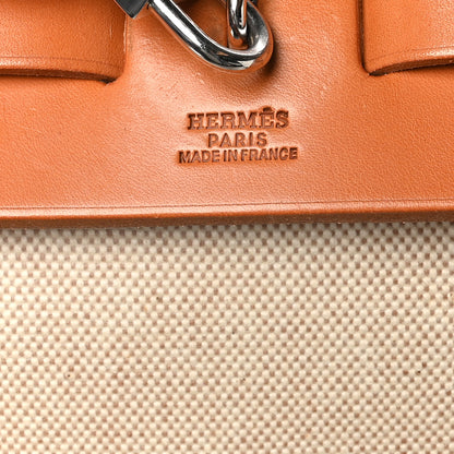 Hermes Toile Vache Calfskin Herbag 39 MM Natural 9 of 15