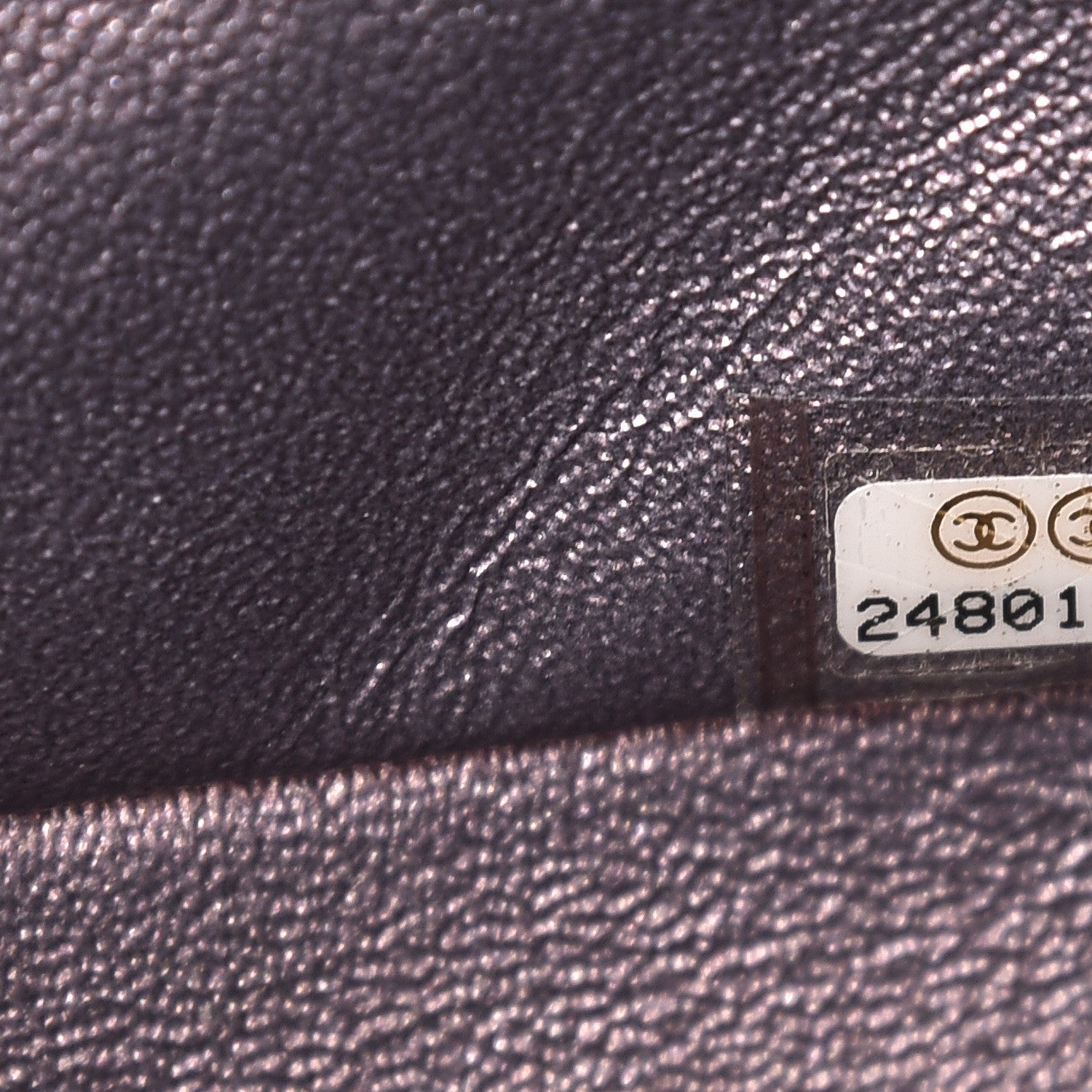 Chanel Iridescent Lambskin Quilted 2.55 Reissue 226 Flap Light Purple 8 of 9