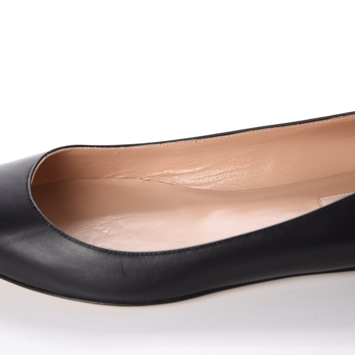 Valentino Garavani Nappa Rockstud Pointy Toe Ballerina Flats 37.5 Black 8 of 9