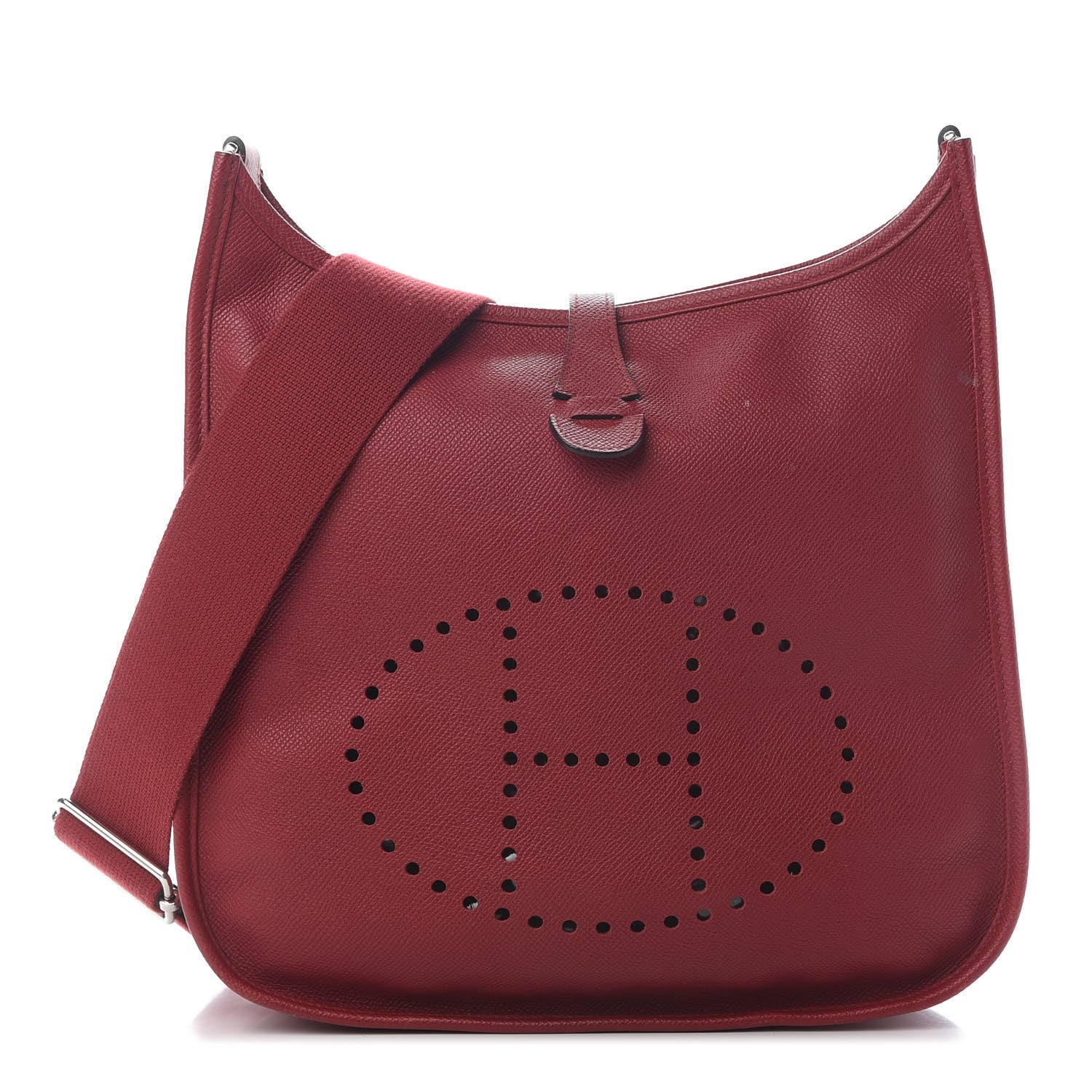 Hermes Epsom Evelyne III PM Rouge Grenat 1 of 15