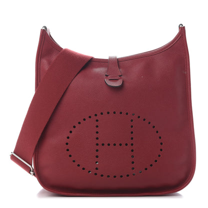 Hermes Epsom Evelyne III PM Rouge Grenat 1 of 15