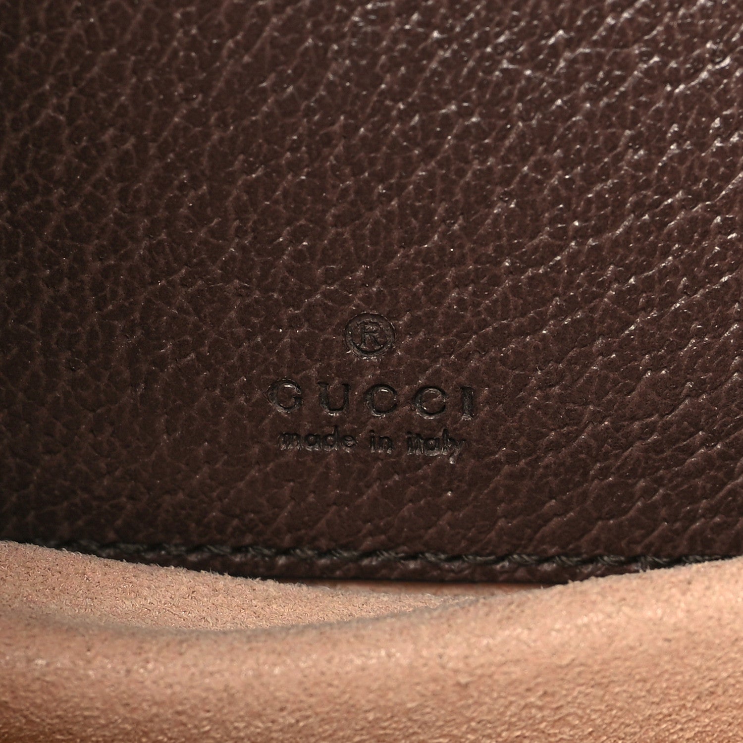 Gucci GG Supreme Monogram Textured Calfskin Web Mini Ophidia Half Moon Hobo Beige Ebony New Acero 6 of 9