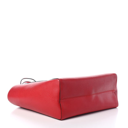 Gucci Dollar Calfskin Medium Swing Tote Red 3 of 4