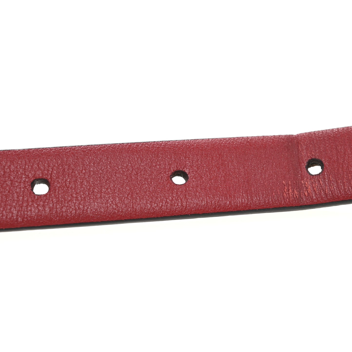 Calfskin Rockstud Belt 80 32 Red