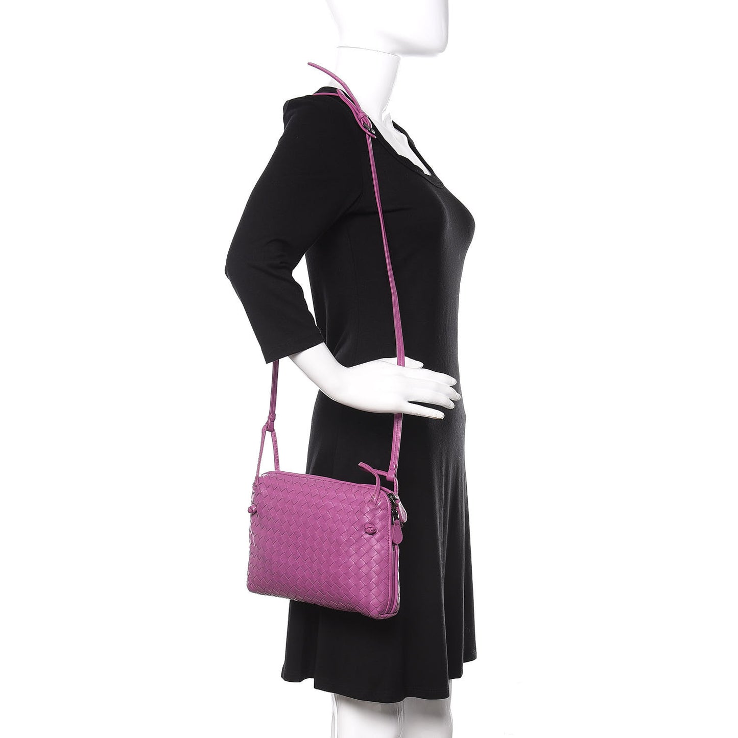 Nappa Intrecciato Nodini Bag Ametiste
