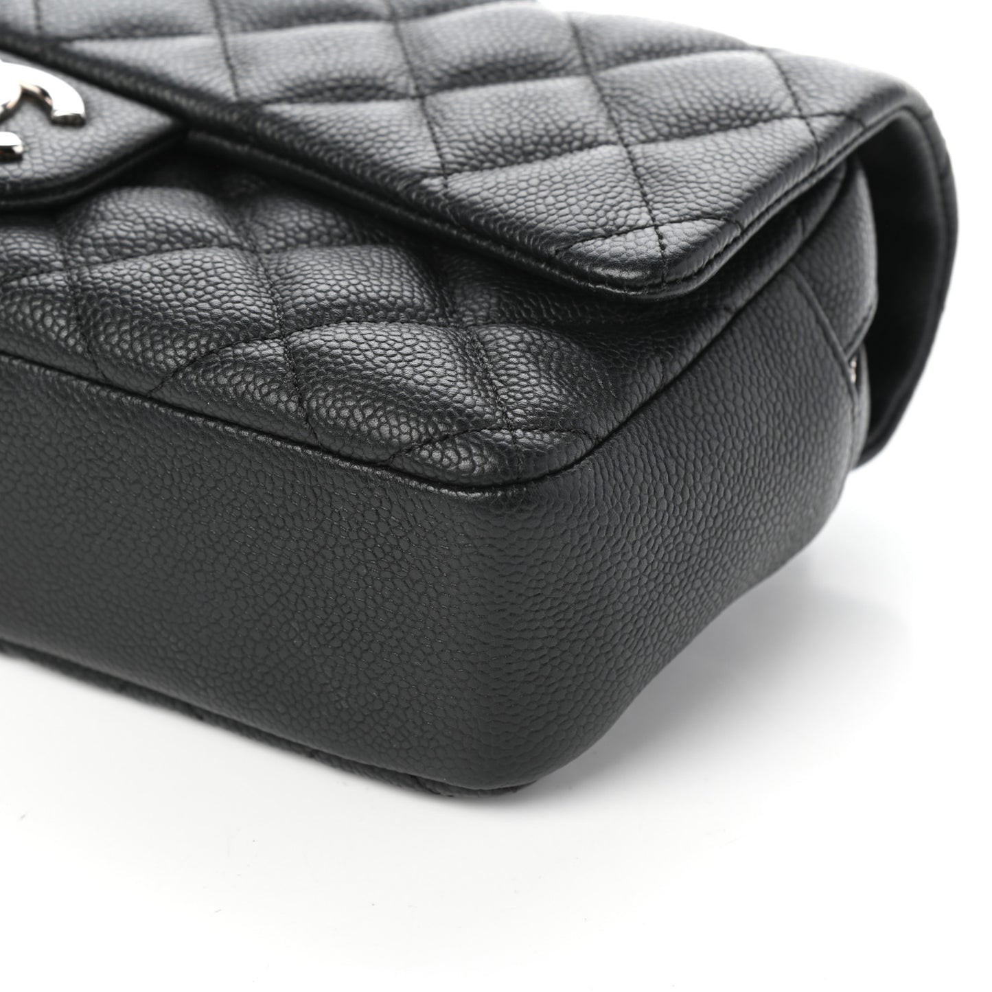 Caviar Quilted Medium Easy Flap Black