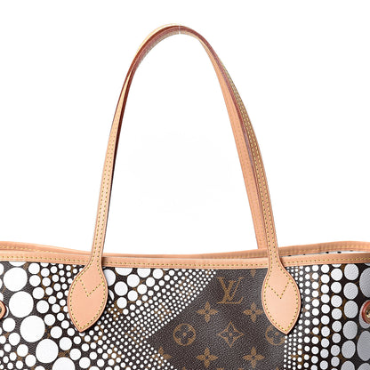 Louis Vuitton Monogram Kusama Waves Neverfull MM White 6 of 8