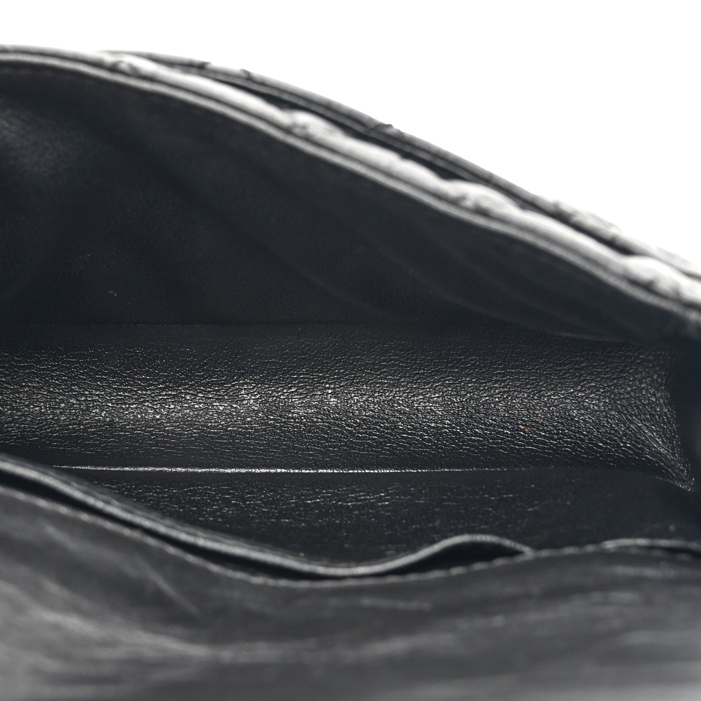 Aged Calfskin Quilted 2.55 Reissue Flap Belt Bag Clutch Black