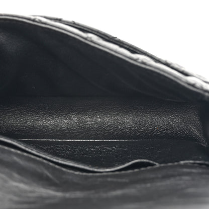 Chanel Aged Calfskin Quilted 2.55 Reissue Flap Belt Bag Clutch Black 5 of 11