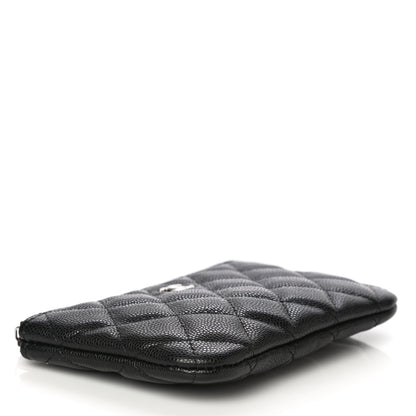 Chanel Caviar Quilted Small Cosmetic Case Black 4 of 10
