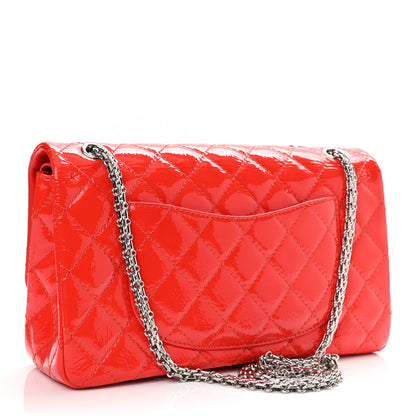 Chanel Distressed Patent Quilted 2.55 Reissue 226 Flap Red 2 of 15