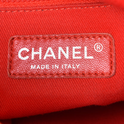 Chanel Calfskin Perforated Up In The Air Shoulder Bag Red 5 of 6
