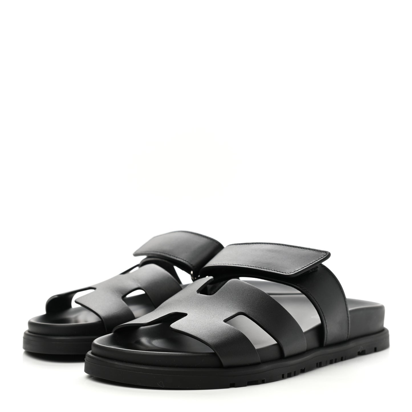 Calfskin Womens Chypre Sandals 35 Black