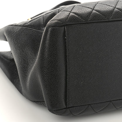 Chanel Caviar Quilted Grand Shopping Tote GST Black 9 of 10