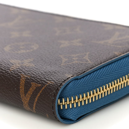 Louis Vuitton Monogram Zippy Wallet Blue Jean 9 of 9