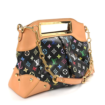 Louis Vuitton Monogram Multicolor Judy GM Black 3 of 11