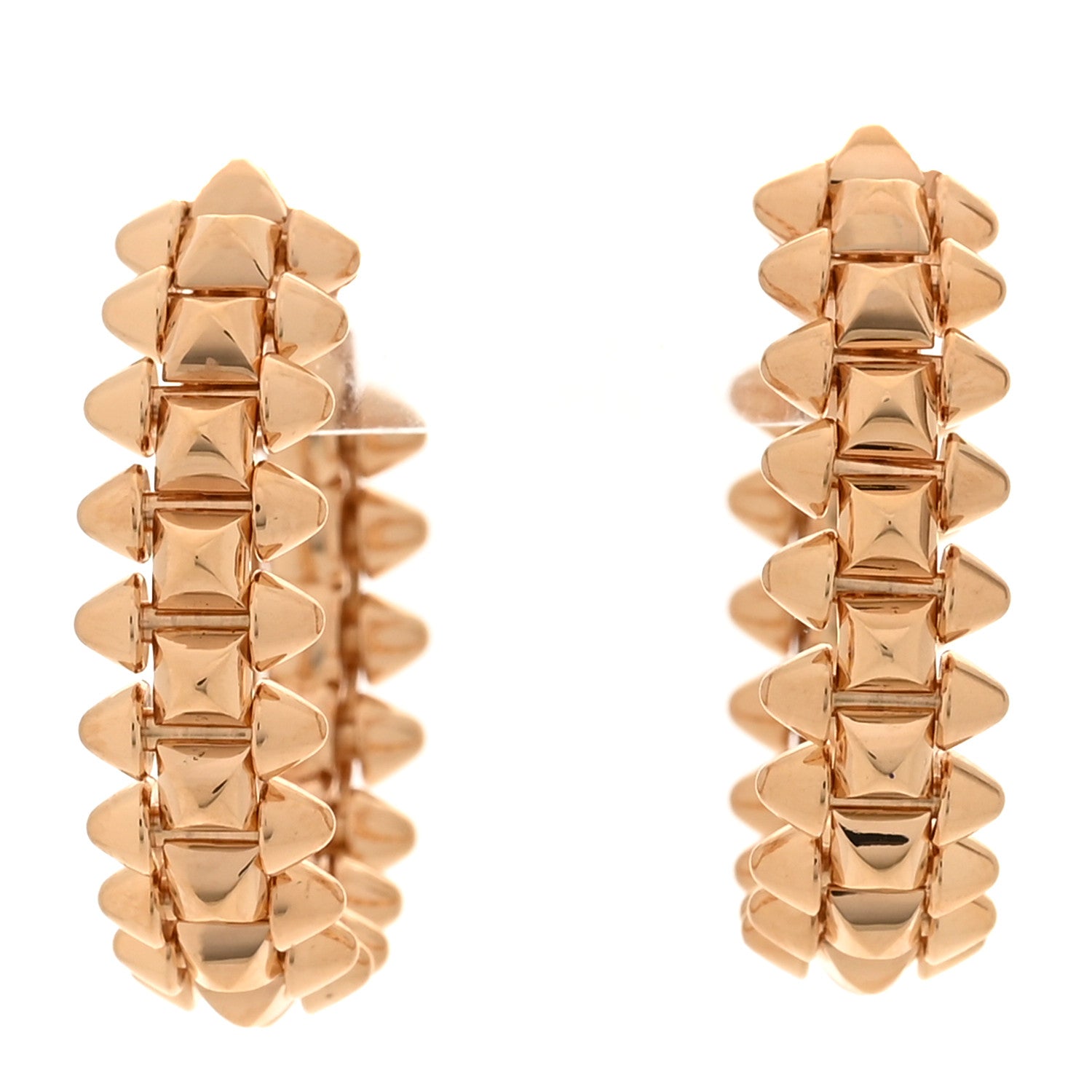 Cartier 18K Pink Gold Small Clash de Cartier Earrings 1 of 5