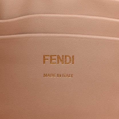 Fendi Canvas Vitello King Seta FF Embroidered Mini Baguette Rosa Quarzo Bloody Mary Multicolor 6 of 10
