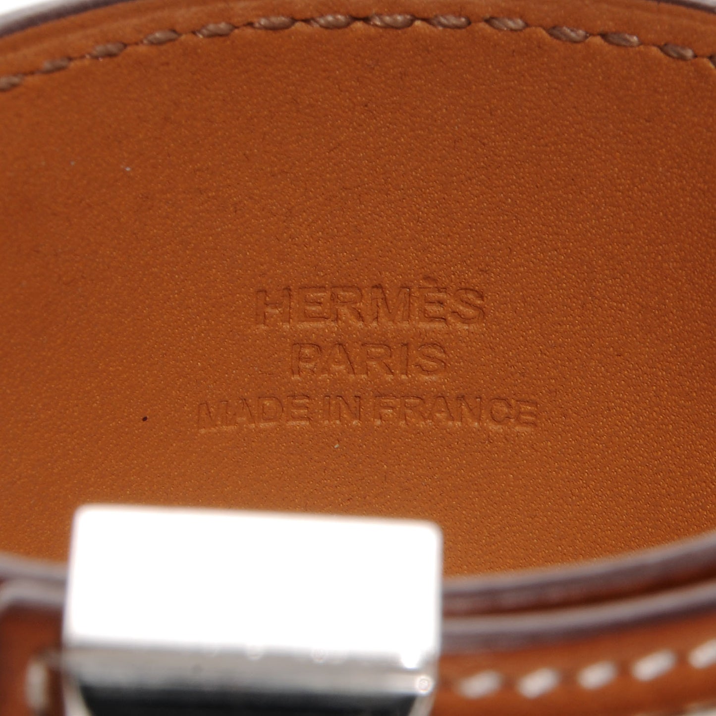 Barenia Collier de Chien CDC Bracelet Fauve Small