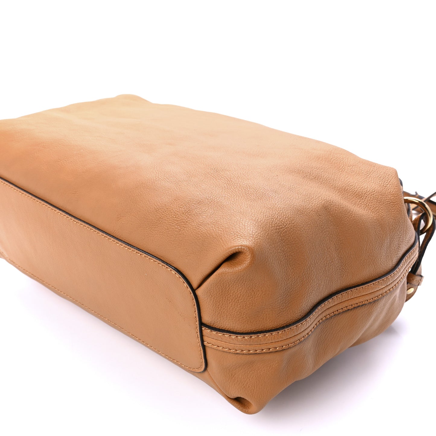 Calfskin Medium Elsie Satchel Caramel