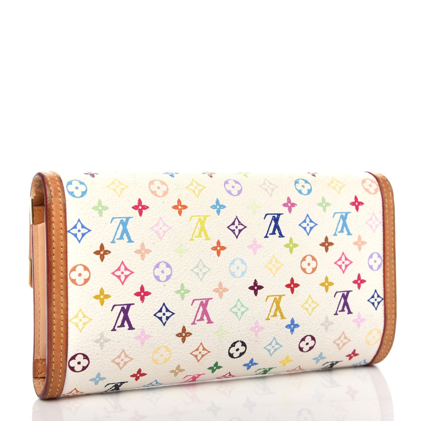 Monogram Multicolor Porte Tresor International Wallet White