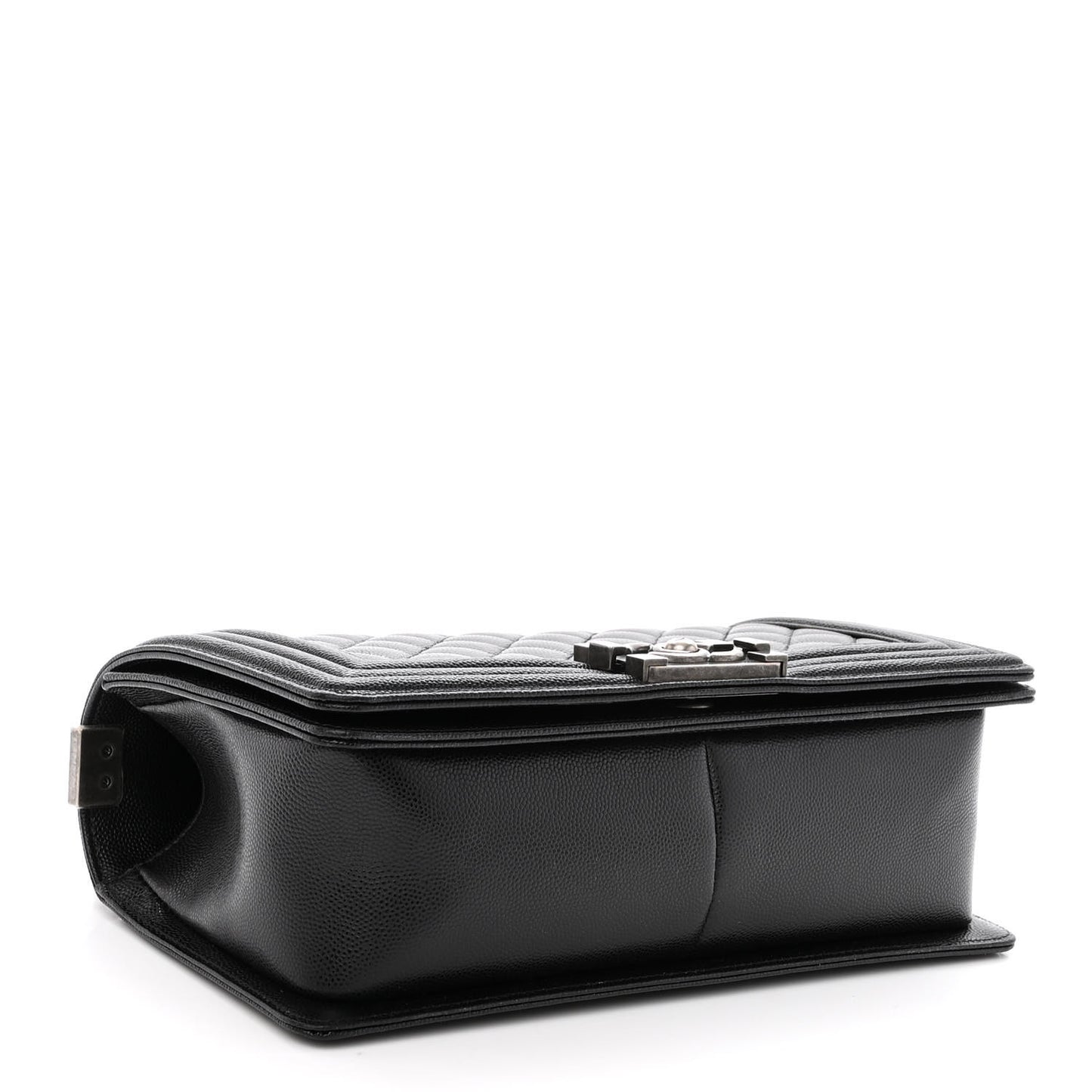 Caviar Quilted Medium Boy Flap Black