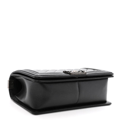 Chanel Caviar Quilted Medium Boy Flap Black 4 of 10