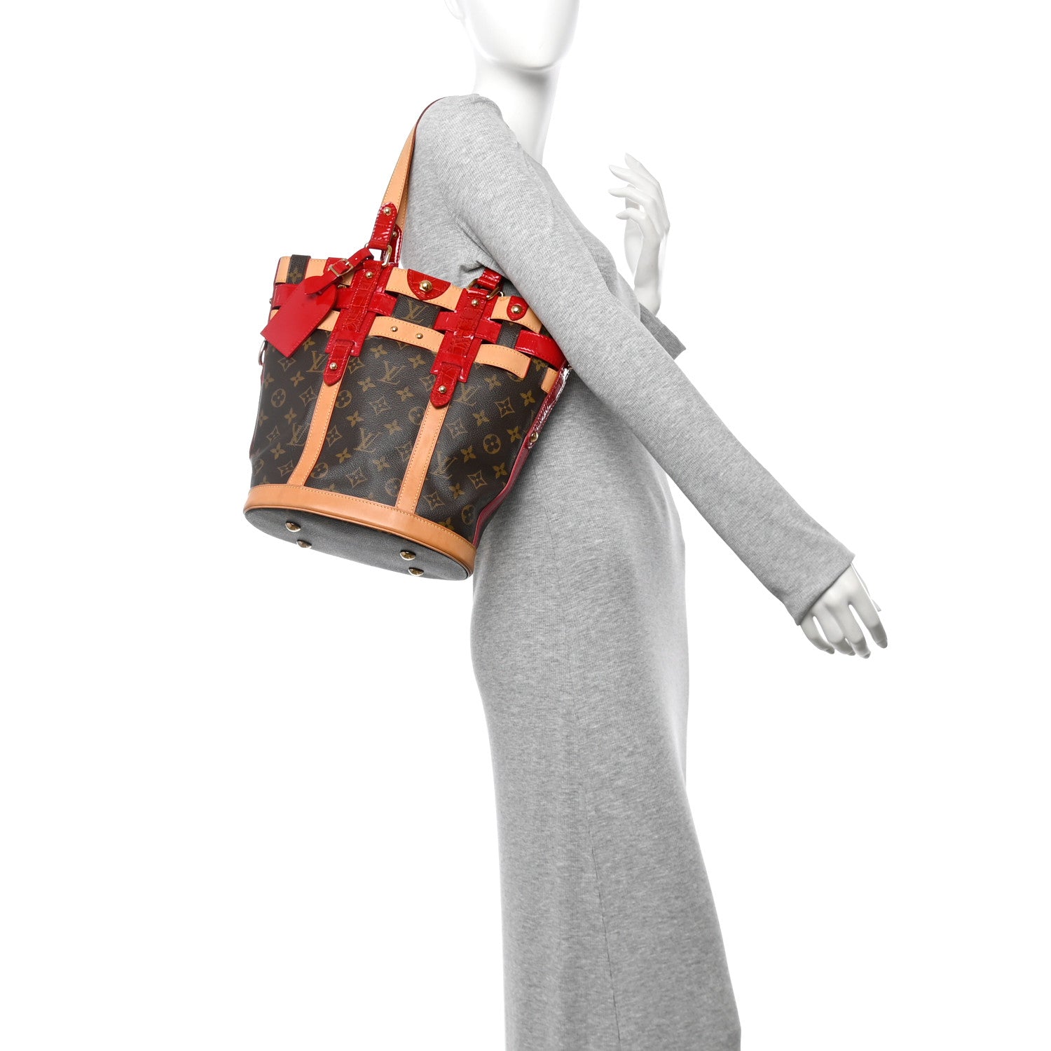 Louis Vuitton Monogram Neo Bucket Rubis 2 of 12