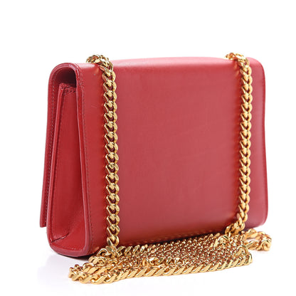 Saint Laurent Calfskin Small Classic Monogram Kate Tassel Satchel Red 2 of 12