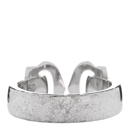Cartier 18K White Gold Diamond C De Cartier Ring 50 5.5 3 of 4