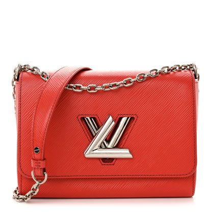 Louis Vuitton Epi Twist Shoulder Bag MM Coquelicot 1 of 13