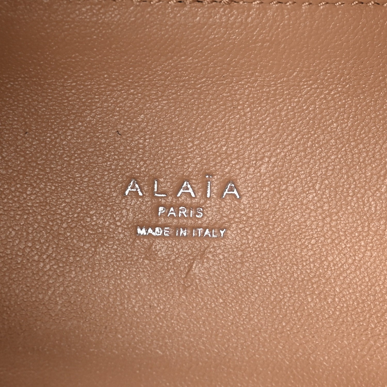 Alaia Calfskin Vienne Wave Mina 16 Bag  Gris Vert 6 of 9