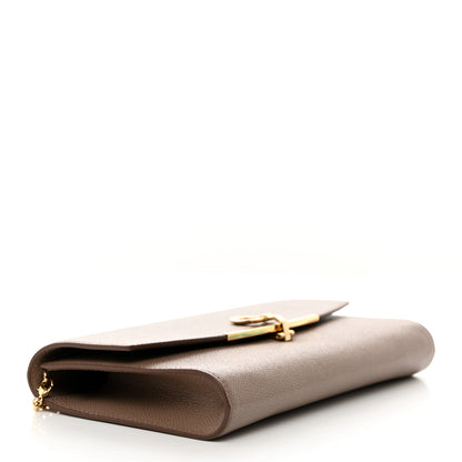 Salvatore Ferragamo Hammered Calfskin Gancini Icona Mini Bag Beige 5 of 19