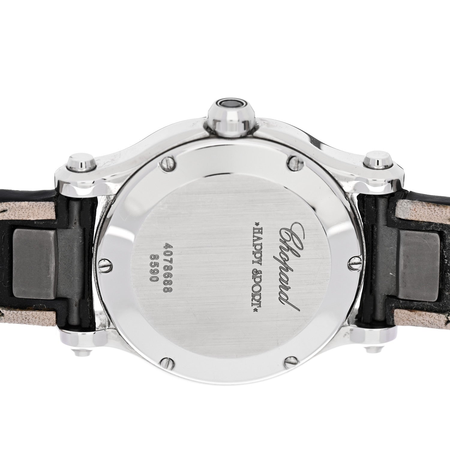 Chopard Stainless Steel Alligator 3 Diamond 30mm Happy Sport Quartz Watch 4 of 4