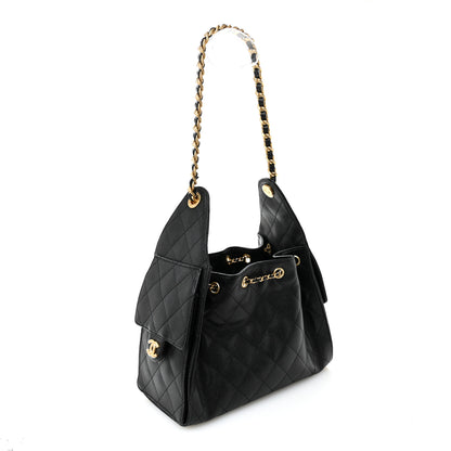 Chanel Caviar Quilted Small Chanel 25 Handbag Black 3 of 10