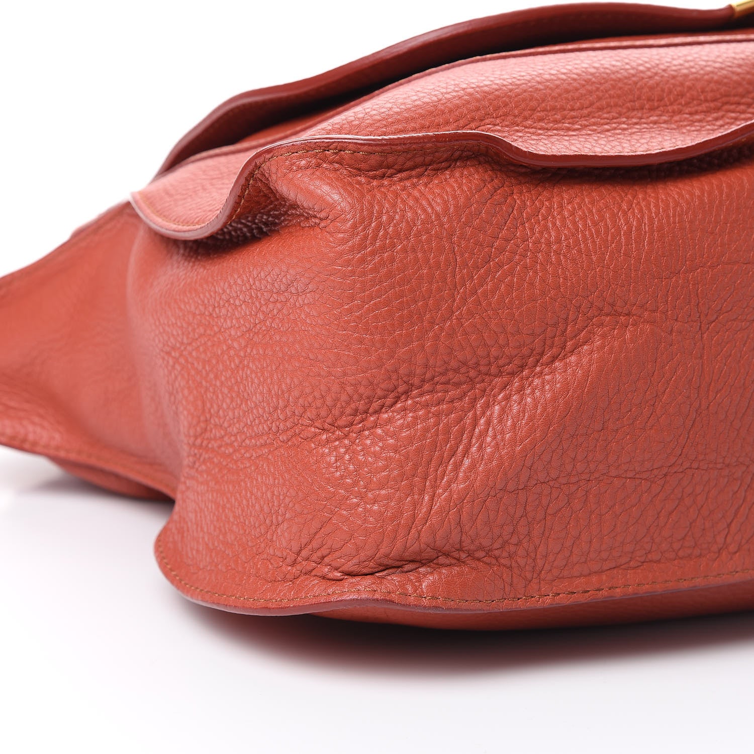 Chloe Calfskin Large Marcie Satchel Maple Leaf 9 of 9