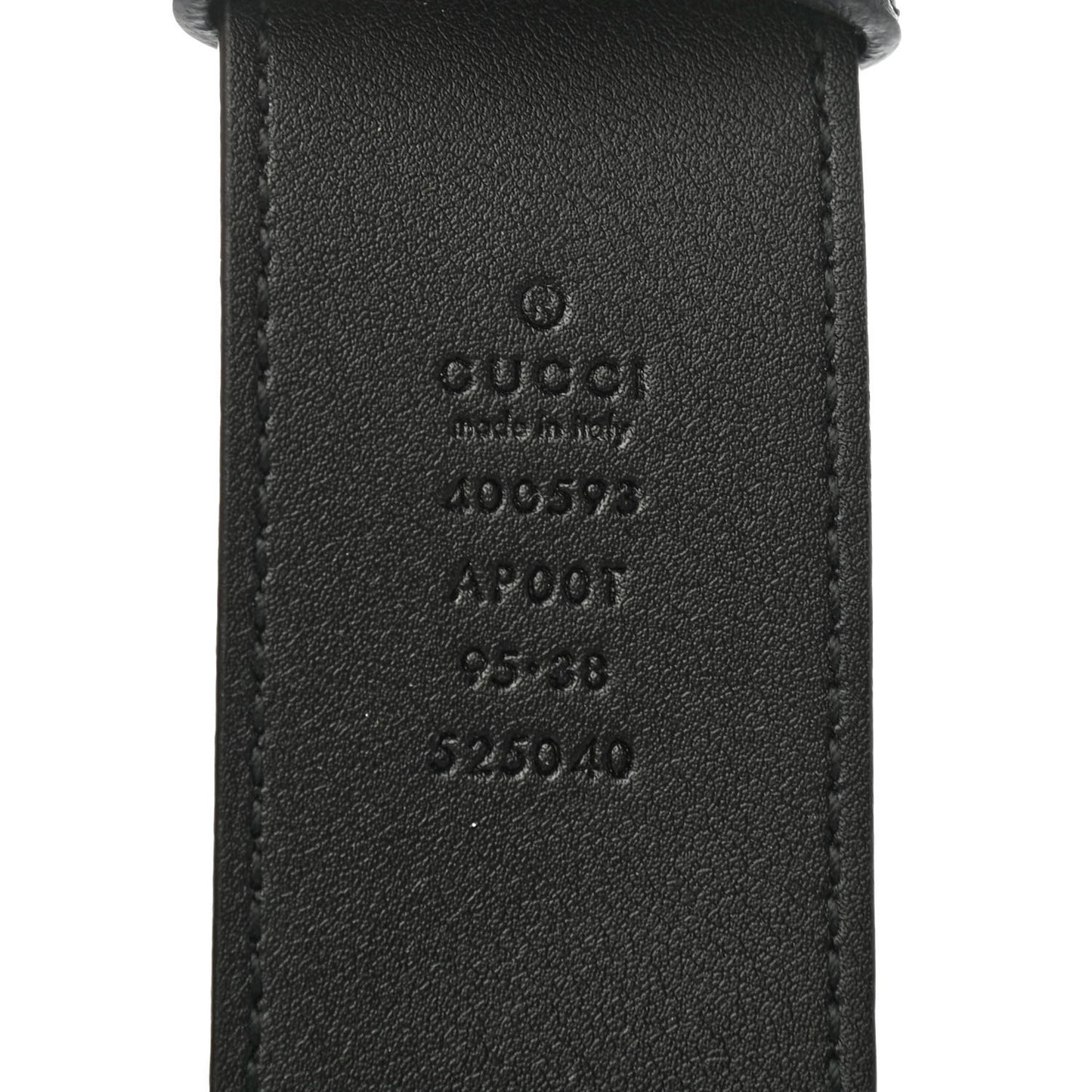 Calfskin Double G 40mm Belt 95 38 Black