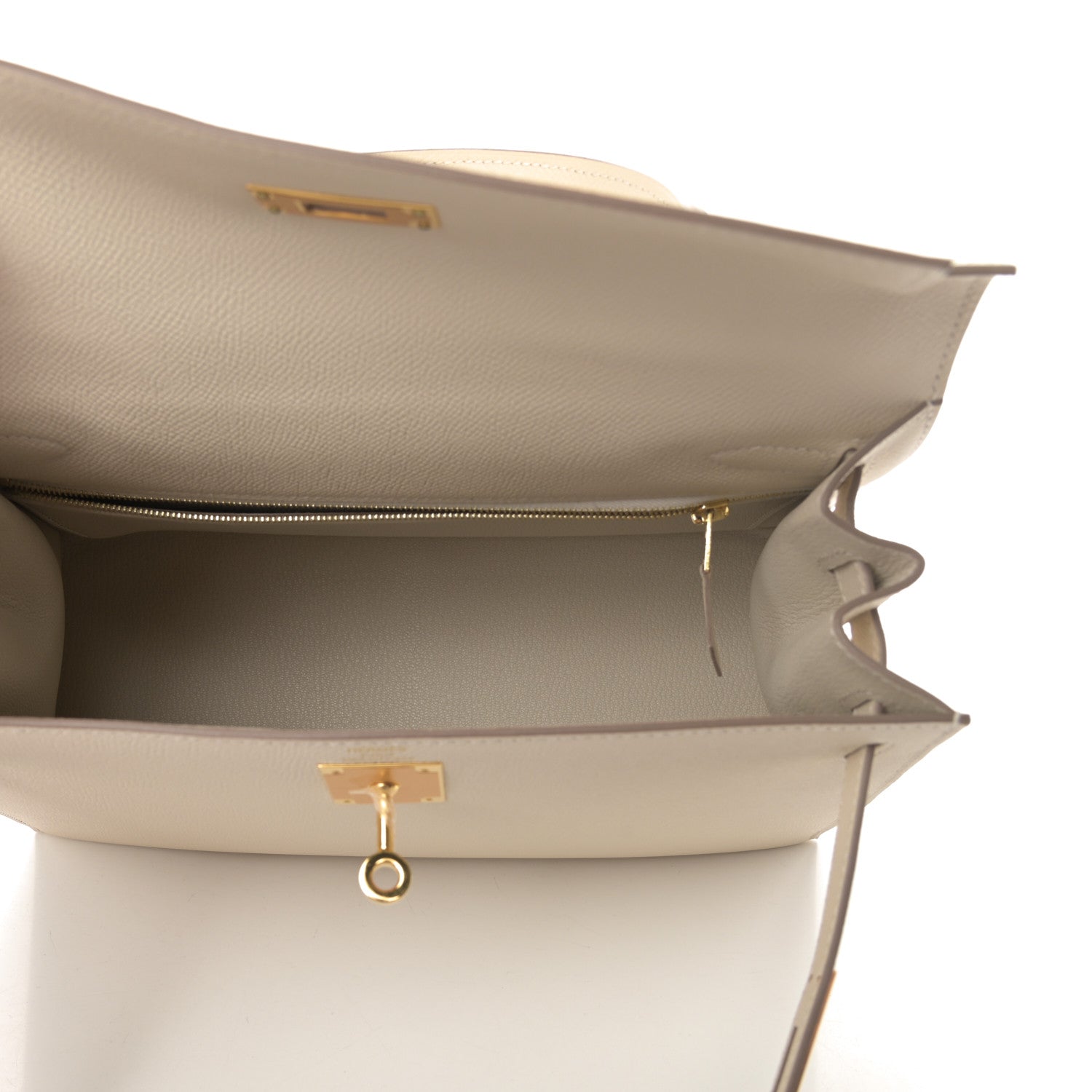 Hermes Epsom Kelly Sellier 28 Craie 5 of 11