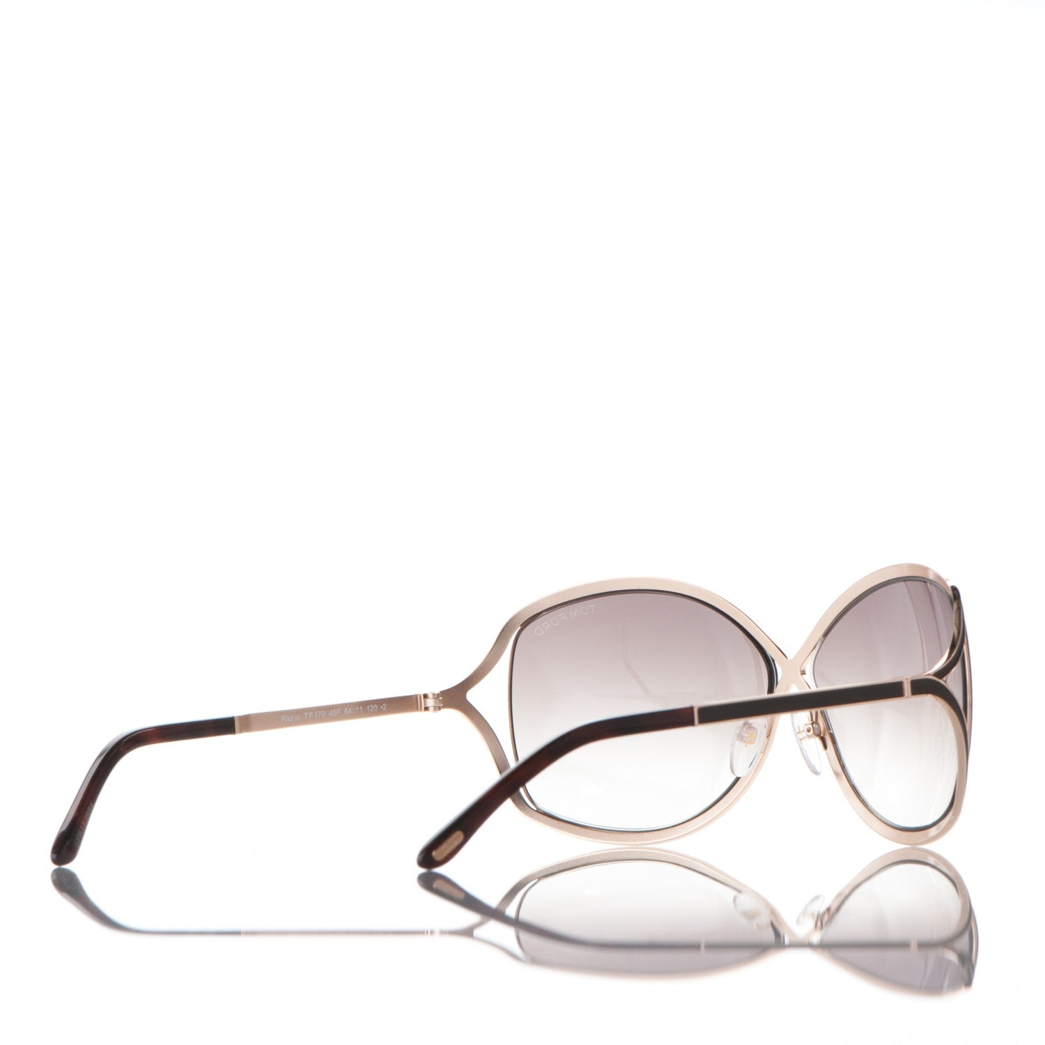 Tom Ford Rickie Crossover Sunglasses TF179 Dark Brown 4 of 8