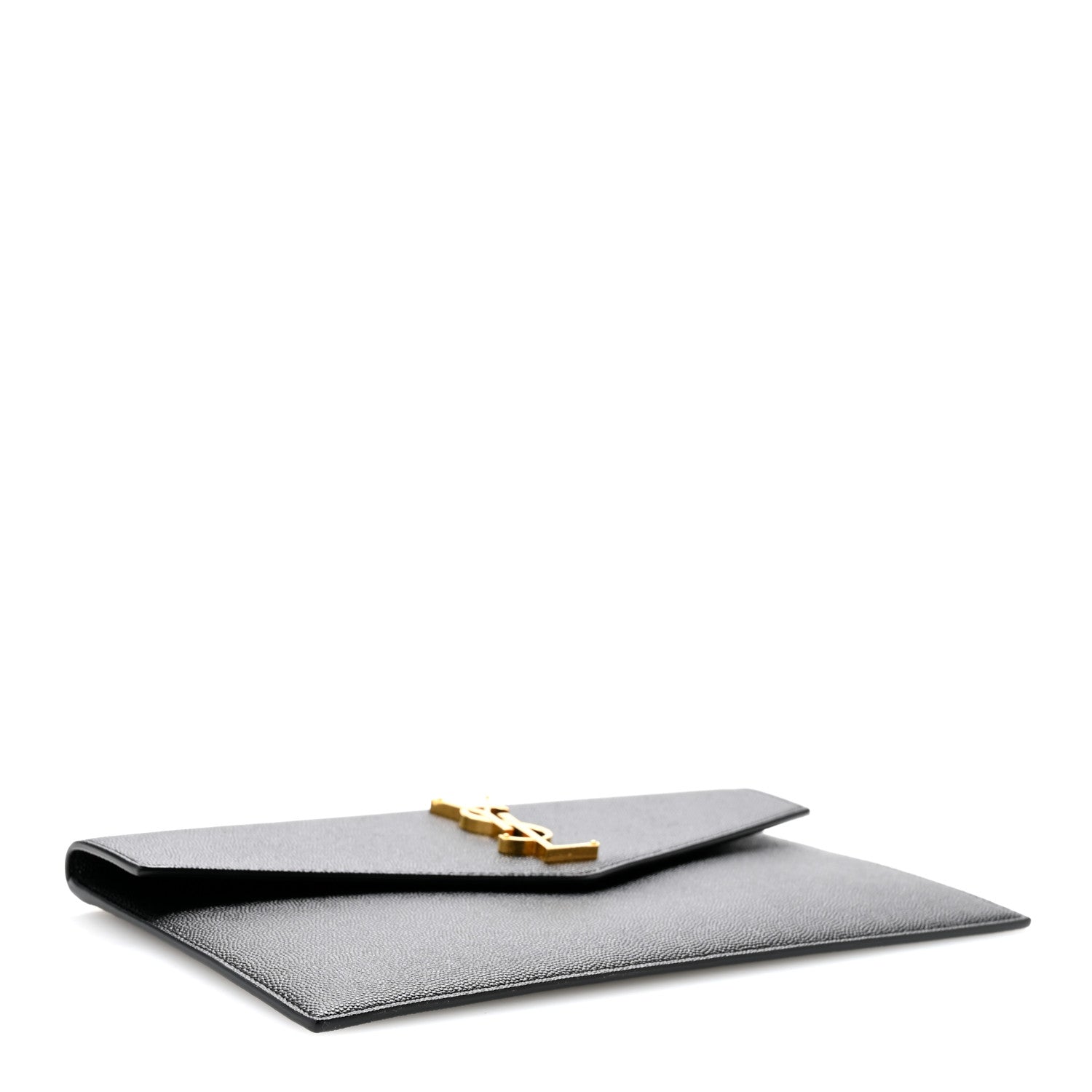 Saint Laurent Grain De Poudre Uptown Pouch Black 4 of 9